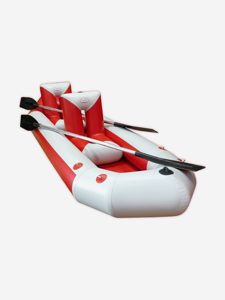 Пакрафт Марлин 355 Двухместный надувной + 2 кресла + 2 весла двухлопастных.