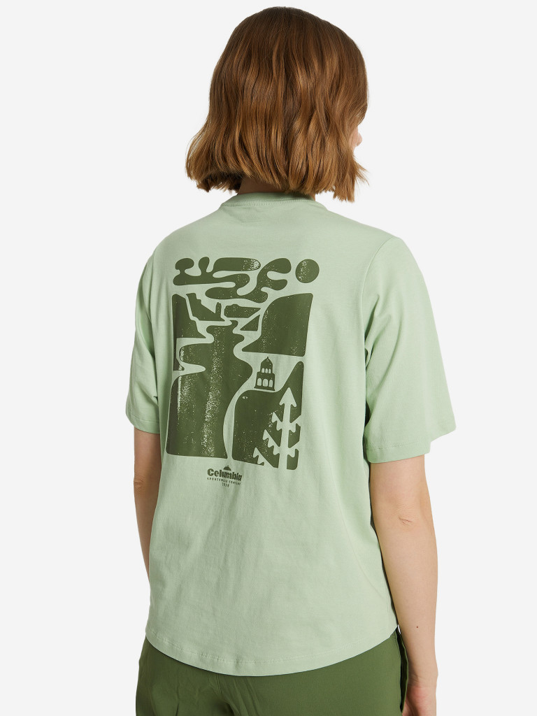 Футболка женская Columbia North Cascades Graphic Ss Tee