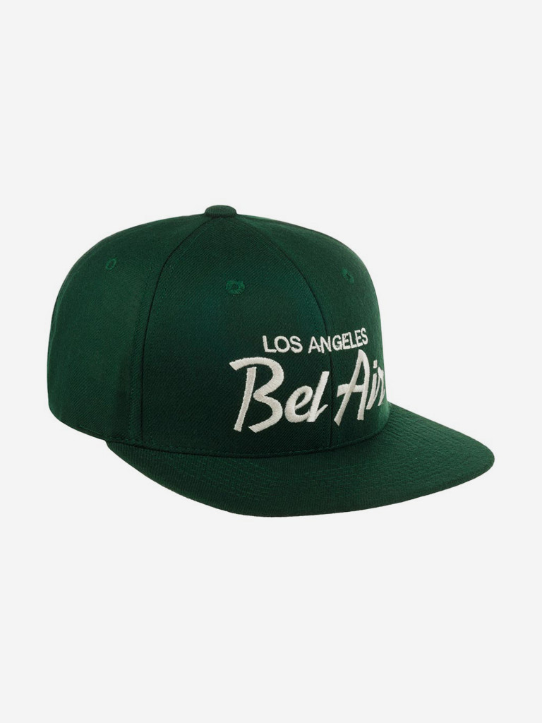 Бейсболка с прямым козырьком HOOD 100-MWL001-CA010-FR Bel Air, CA (зеленый)