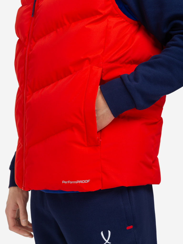 Жилет утепленный Jogel NATIONAL PerFormPROOF Padded Vest, цвет красный