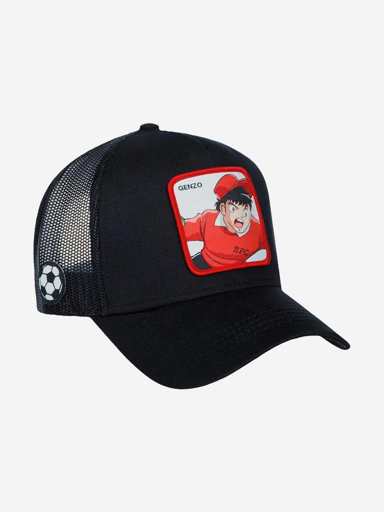Бейсболка с сеточкой CAPSLAB CL/TSU/1/WAK4 Captain Tsubasa Genzo Wakabayashi (черный)