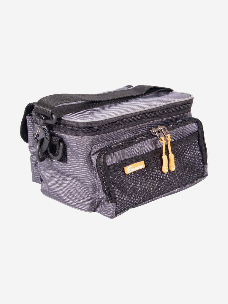 Сумка рыболовная Следопыт Sling Lure Bag M, 26х14х22 см, цвет серый + 3 коробки Luno.