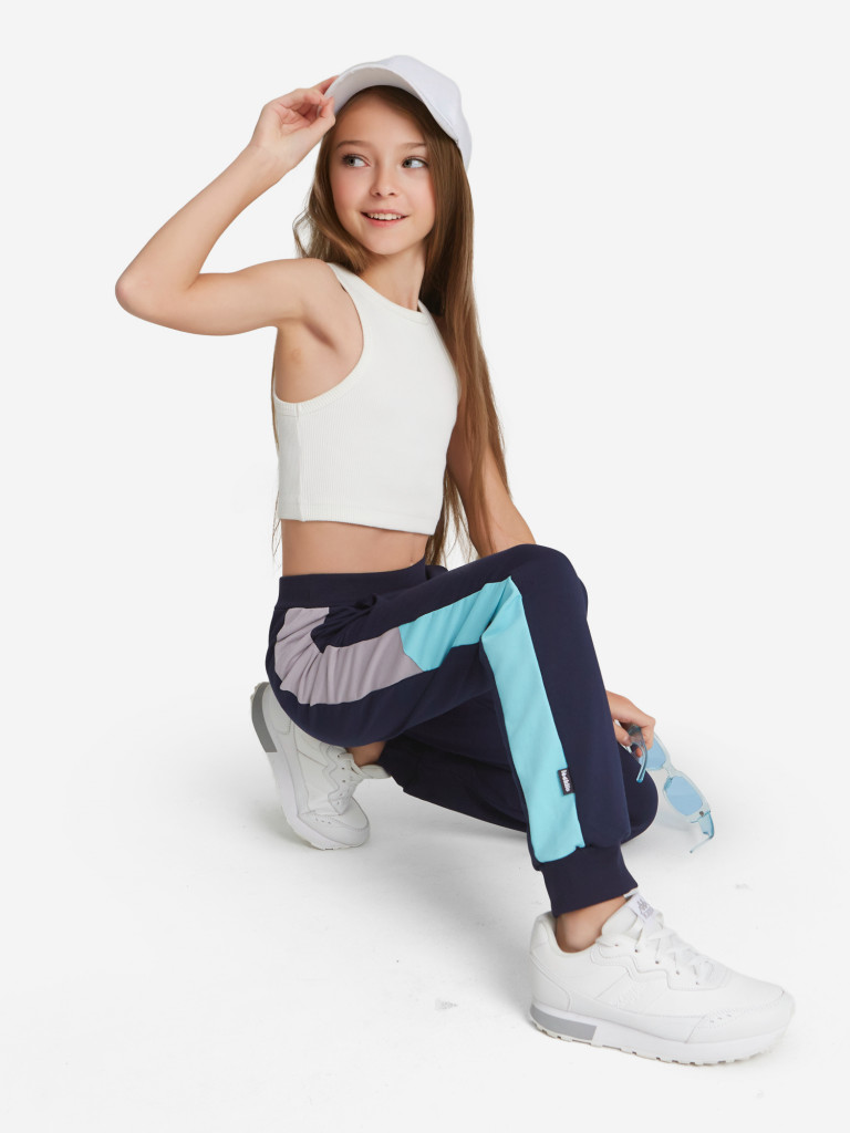 Спортивные брюки из футера для мальчика и девочки Looklie