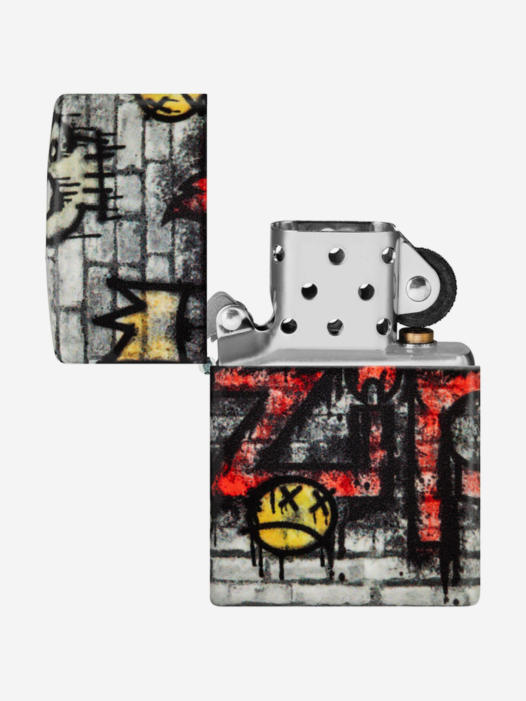 Зажигалка бензиновая ветроустойчивая Zippo Graffiti King 540 Matte