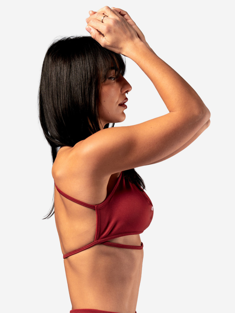 Топ женский NEBBIA Open-Back Sports Bra POWER 890 red