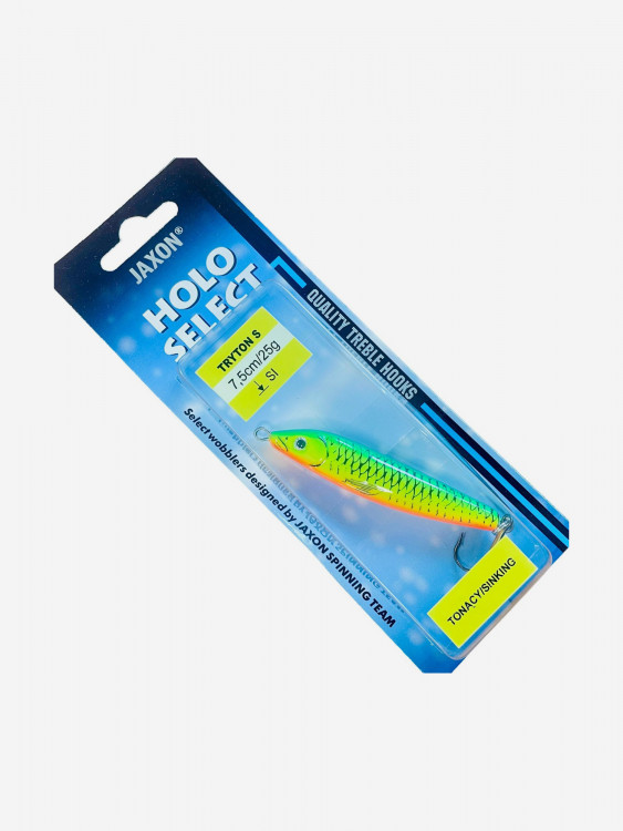 Воблер тонущий для рыбалки Jaxon Tryton S 7.5 см 25 гр #ZAX