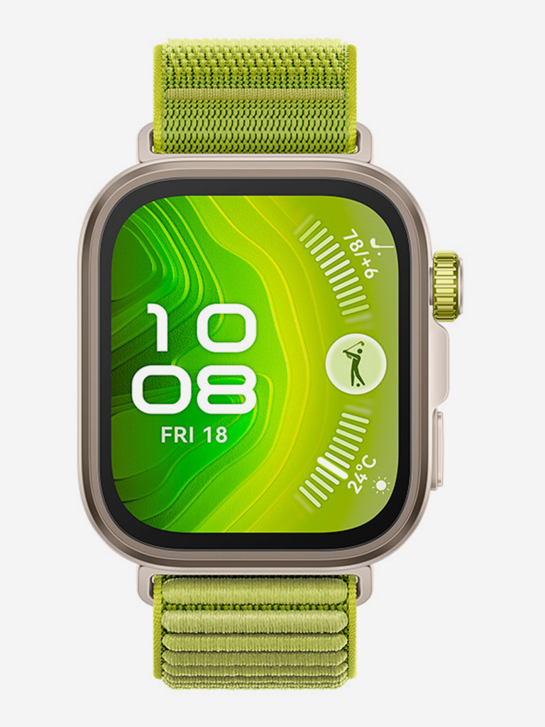 Умные часы HUAWEI Watch Fit 4 Pro, зеленые