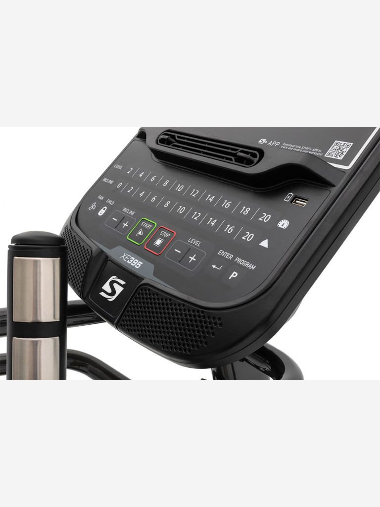 Эллиптический тренажер SPIRIT XE395 BLACK