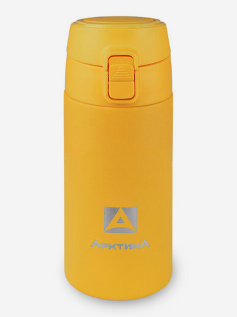 Термос вакуумный облегченный, объем 350 мл., Крышка-поилка с утолщенной силиконовой прокладкой, кнопка с фиксатором для надежной защиты от проливания.