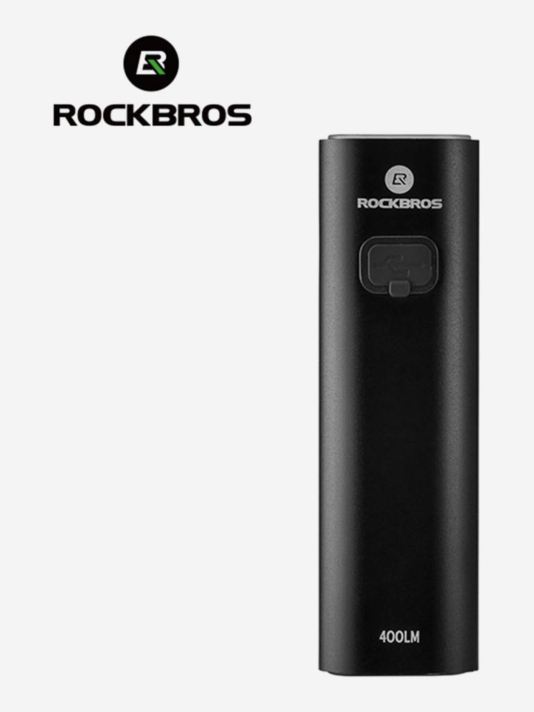 Фонарь передний ROCKBROS 400 люмен, под быстросъемное крепление, без крепежа