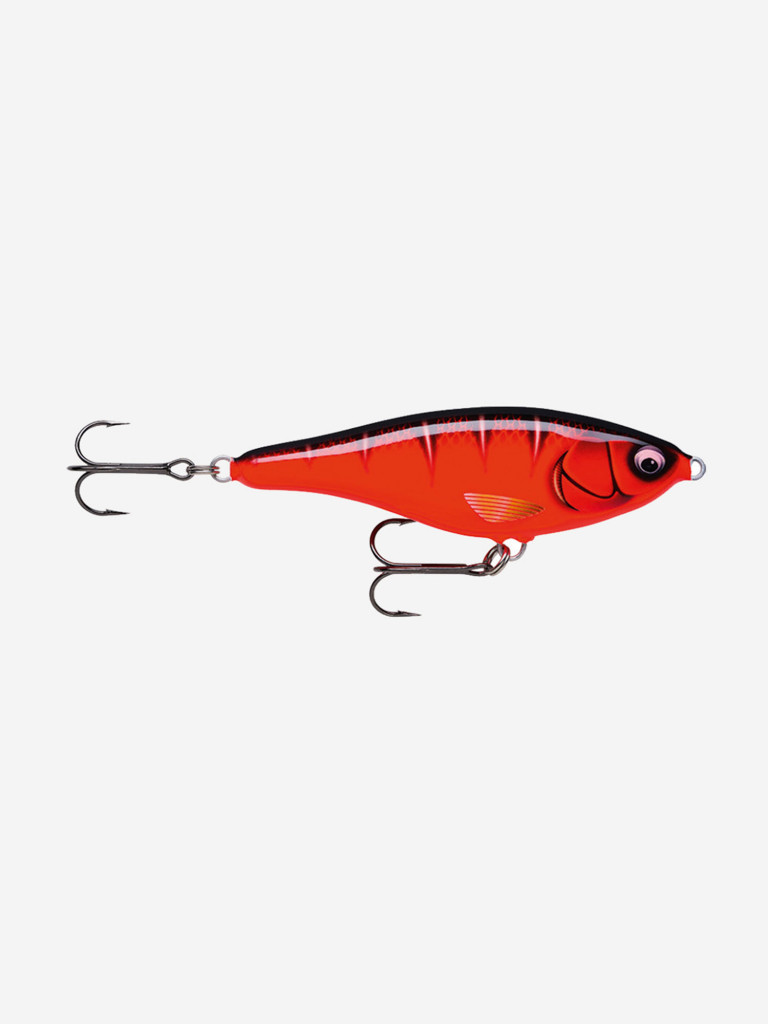 Воблер для рыбалки RAPALA Twitchin' Rap 12, 12см, 53гр, цвет CRB, медленно тонущий