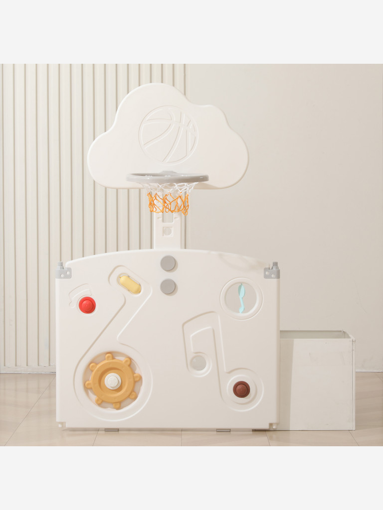 Манеж UNIX Kids SUPREME Music 160x160 Yellow с качелями