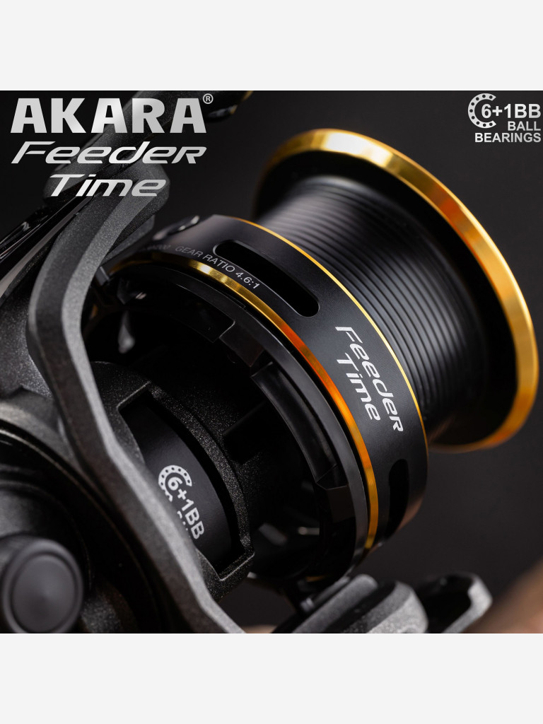 Катушка безынерционная фидерная Akara Feeder Time 5000 6+1bb