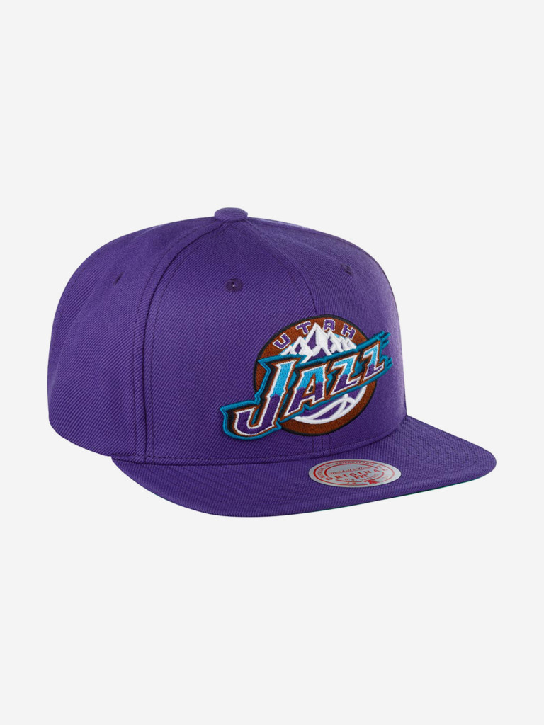 Бейсболка с прямым козырьком MITCHELL NESS HHSS3258-UJAYYPPPPURP Utah Jazz NBA