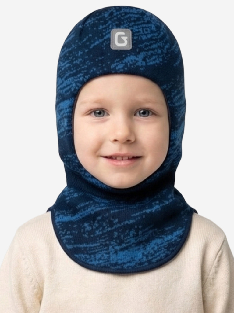 Шапка-шлем для мальчика GUSTI GW25AC1205B-NAVY