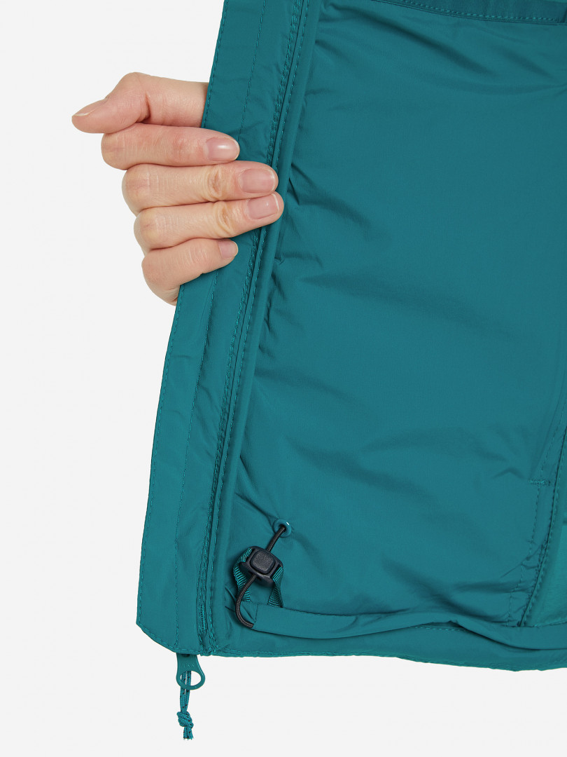 фото Пуховик женский mountain hardwear stretchdown, голубой