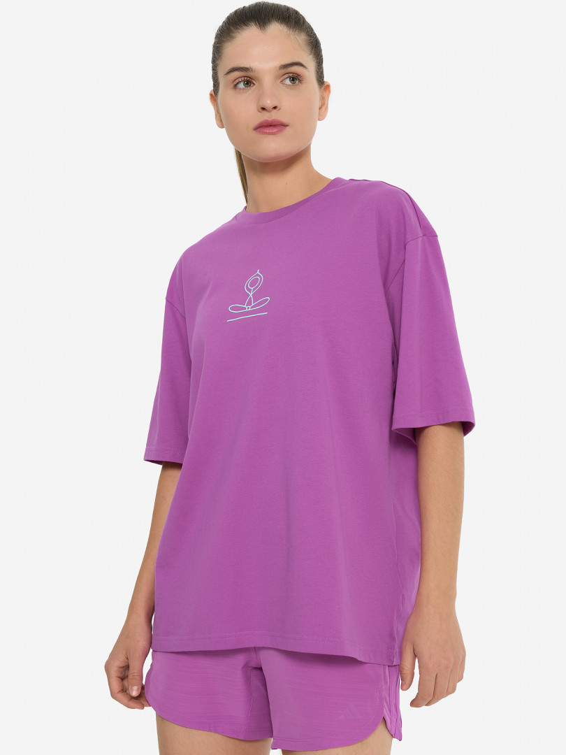 Футболка женская adidas, Фиолетовый
