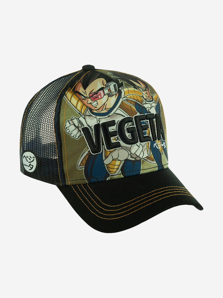 Бейсболка с сеточкой CAPSLAB CL/DBZ4/1/VEG Dragon Ball Vegeta (черный)