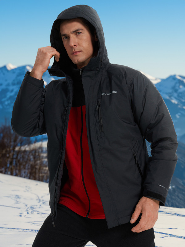 Куртка утепленная мужская Columbia Oak Harbor II Insulated Jacket черный цвет — купить за 19999 руб., отзывы в интернет-магазине Спортмастер