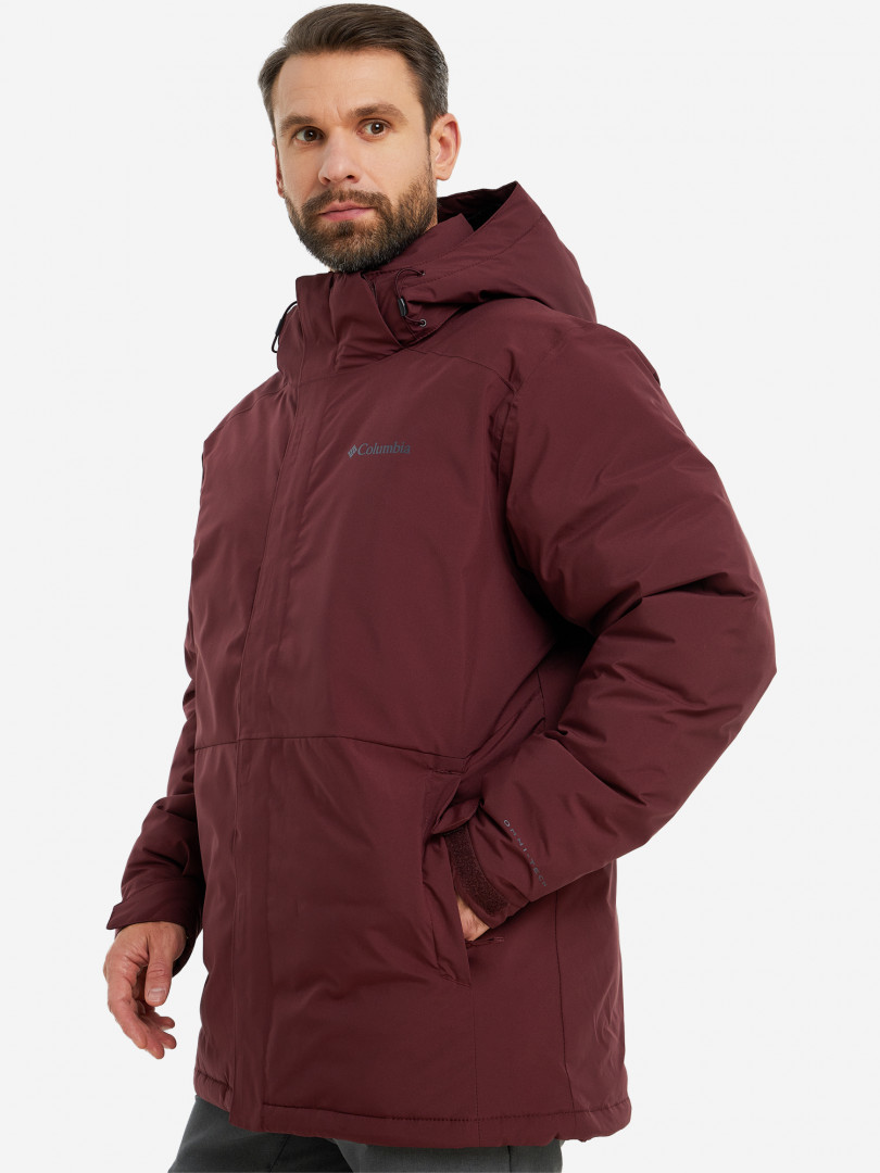 фото Куртка утепленная мужская columbia arrow trail jacket, красный