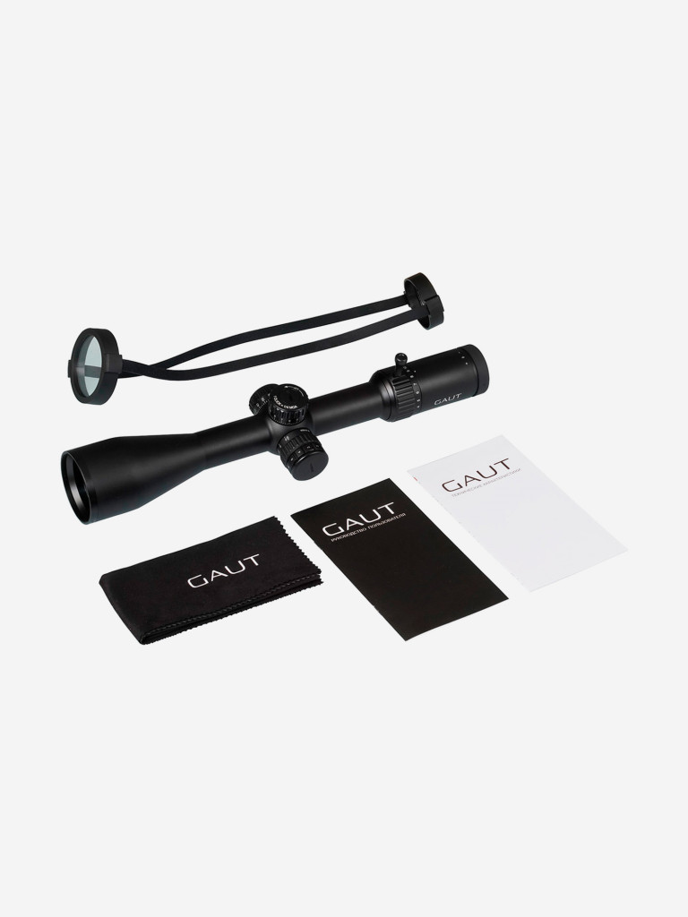 Прицел Gaut Nephrite 4-16x50, SF-параллакс, сетка 61 (Half MD), подсветка красная, 30мм, поправки 1/4 МОА
