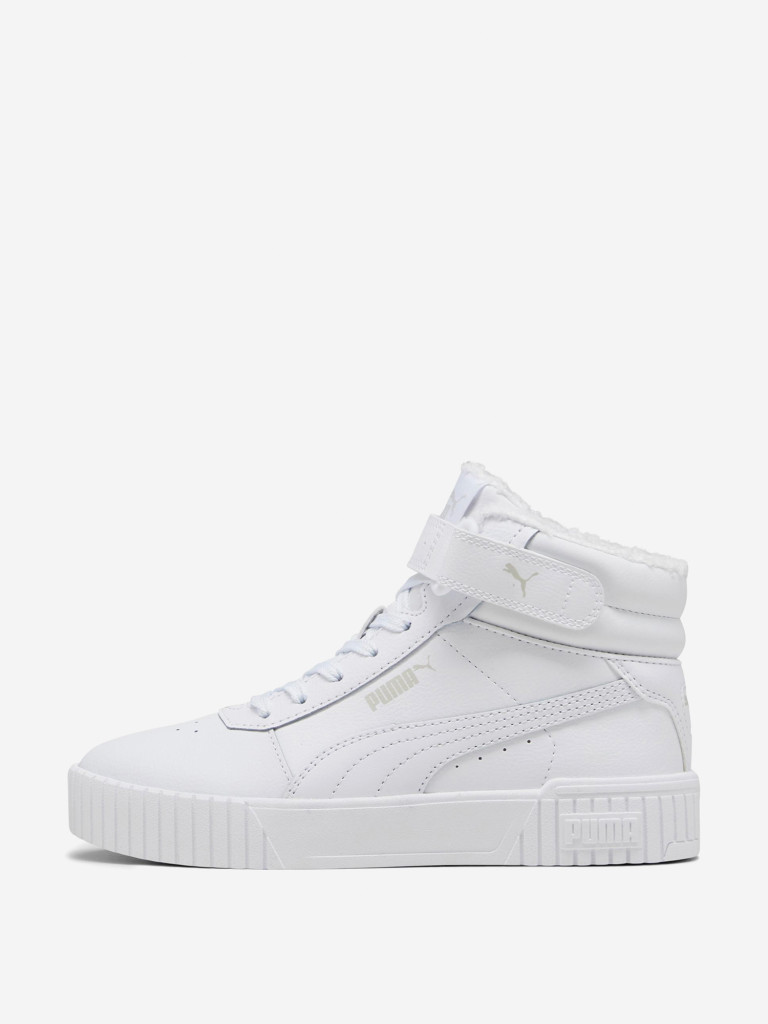 Кеды утепленные для девочек PUMA Carina 2.0 Mid Fur Jr