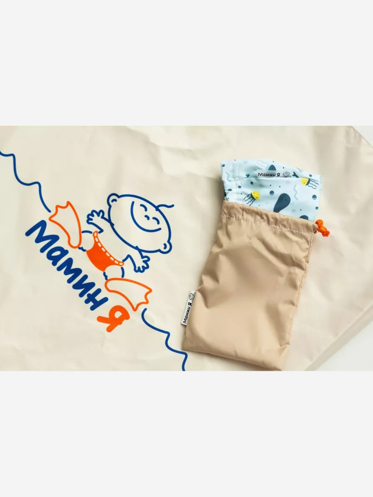 Шапочка для плавания детская текстильная "Мамин Я"