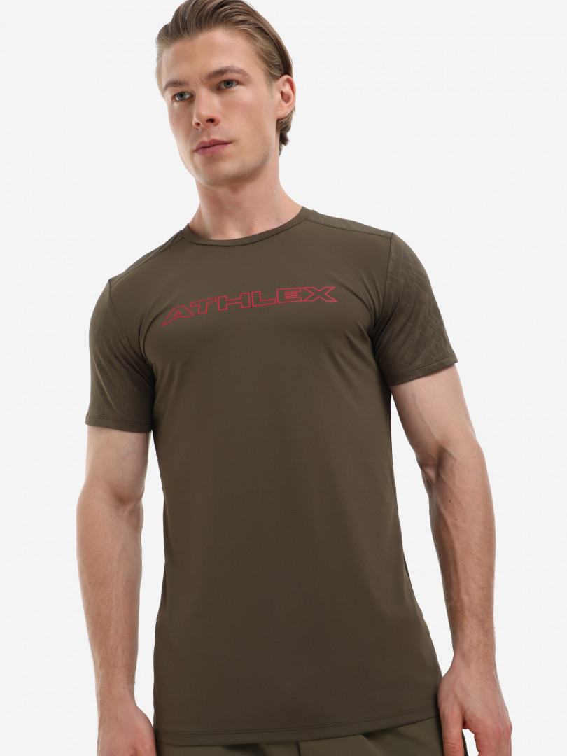 фото Футболка мужская athlex alpha, зеленый