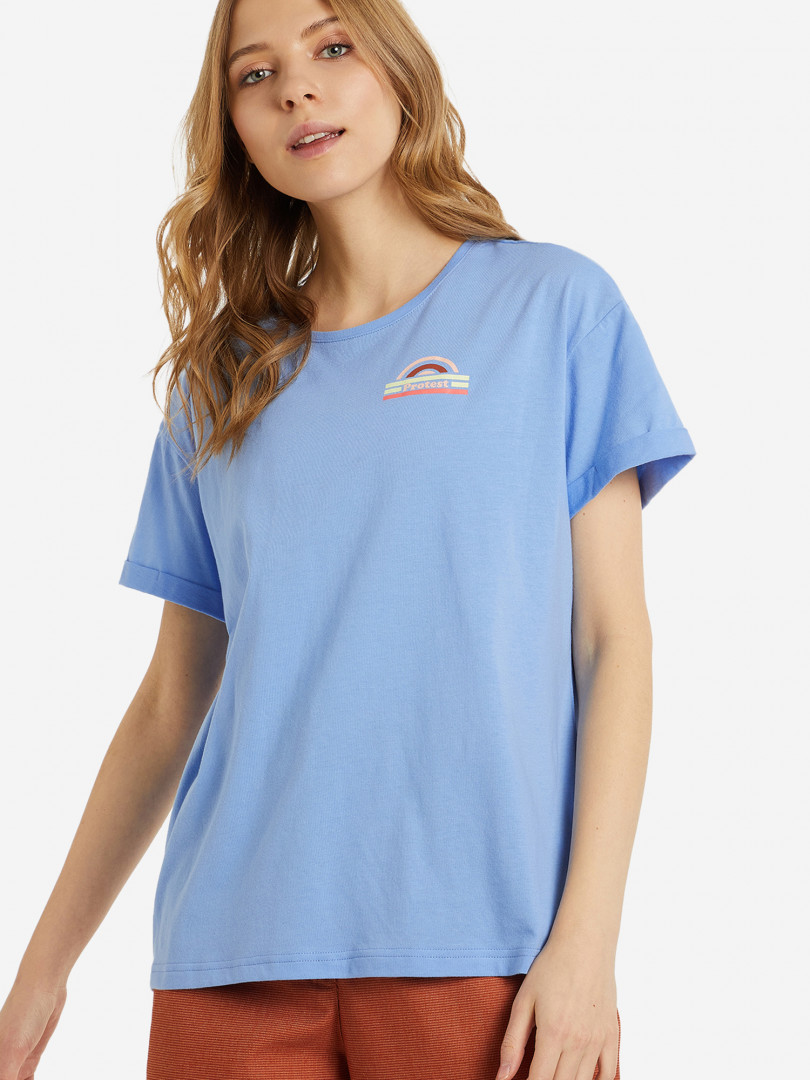 фото Футболка женская protest, голубой