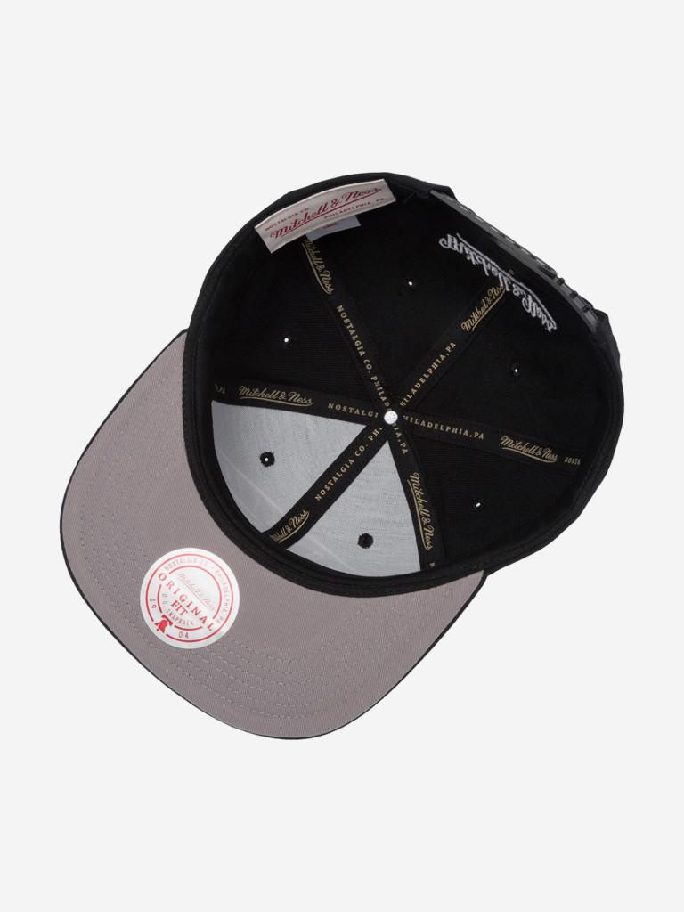 Бейсболка с прямым козырьком MITCHELL NESS HS9761-BNEBLCK Brooklyn Nets NBA