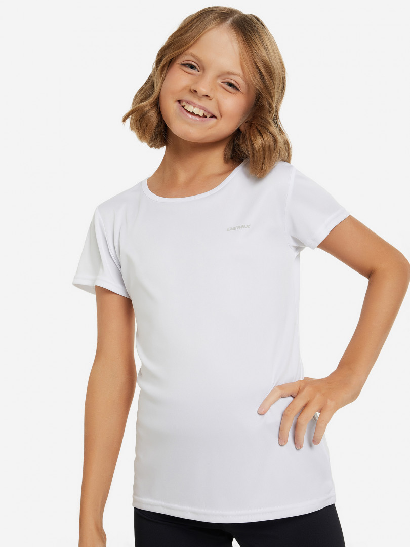 фото Футболка для девочек demix, белый