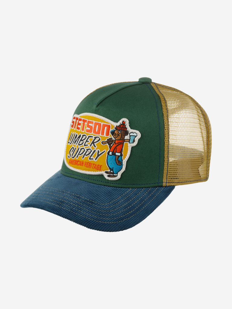 Бейсболка с сеточкой STETSON 7761130 TRUCKER CAP LUMBER SUPPLY (синий)