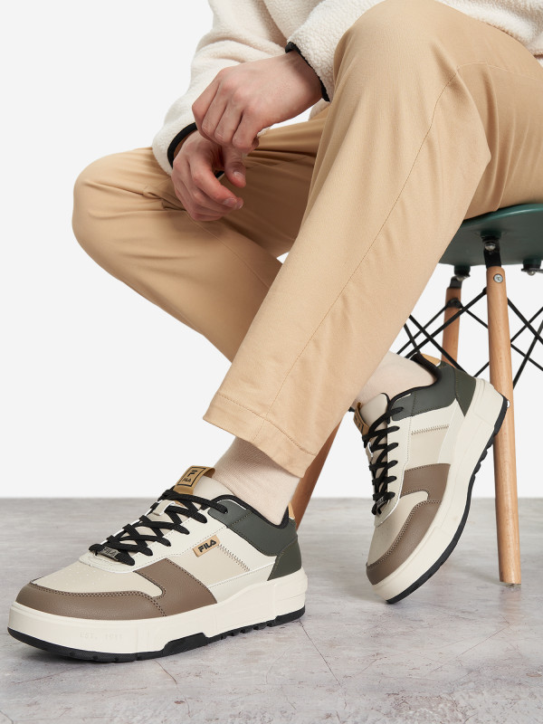 Кеды мужские FILA Fx-1000 Low арт. 133315 коричневый/белый цвет — купить за 4199 руб. со скидкой 30 %, отзывы в интернет-магазине Спортмастер