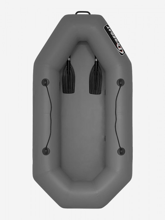 Лодка ПВХ Фрегат М-1 Оптима Лайт (200 см) с гребками Серый