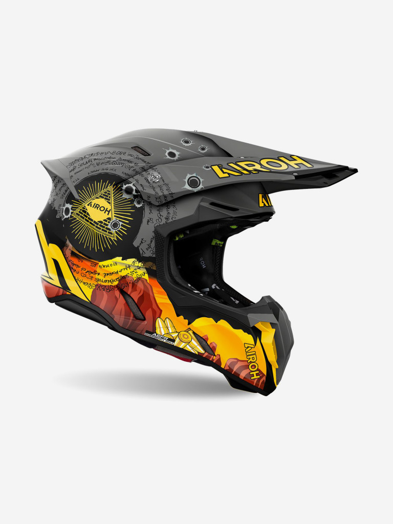 Мотошлем Кроссовый Airoh TWIST 3 ADVENTURE Matt