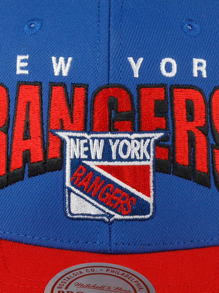 Бейсболка MITCHELL NESS HHSS6643-NYAYYPPPBLUE New York Rangers NHL (синий)