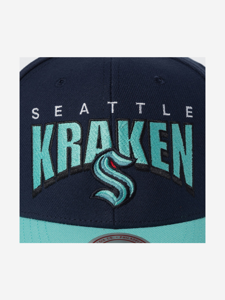 Бейсболка MITCHELL NESS HHSS6642-SKRYYPPPNAVY Seattle Kraken NHL (синий)