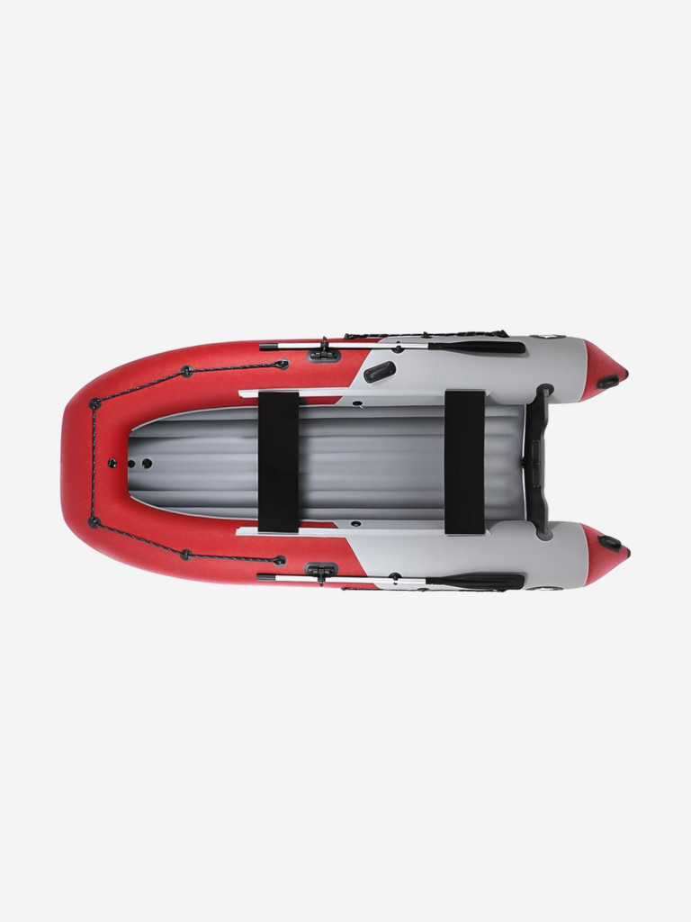 Надувная лодка НДНД Grouper 335, серо-красный