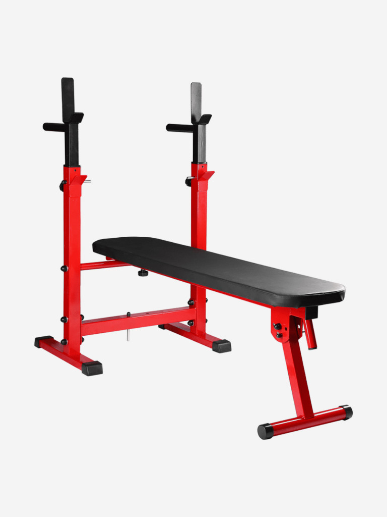 Складная скамья для жима Sportlim Альфа Черно-красная