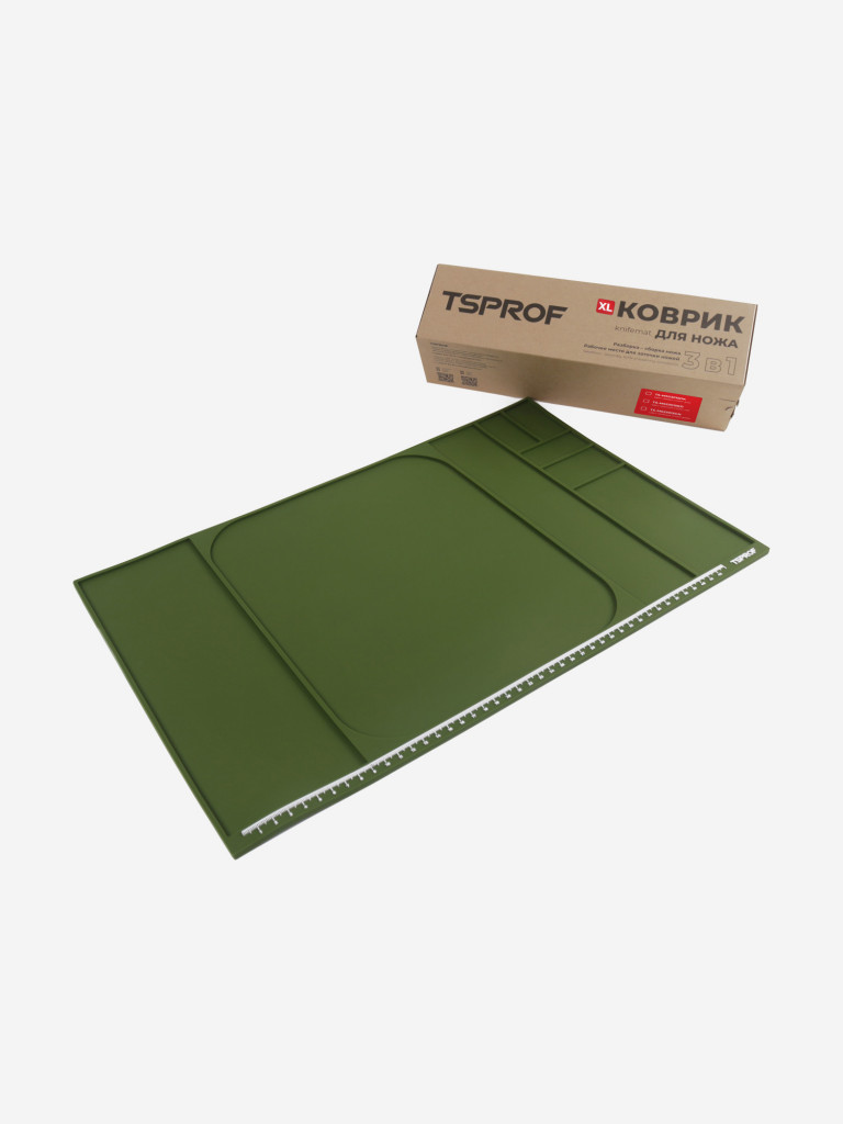 Коврик TSPROF XL для сборки, разборки, заточки ножей (зеленый)