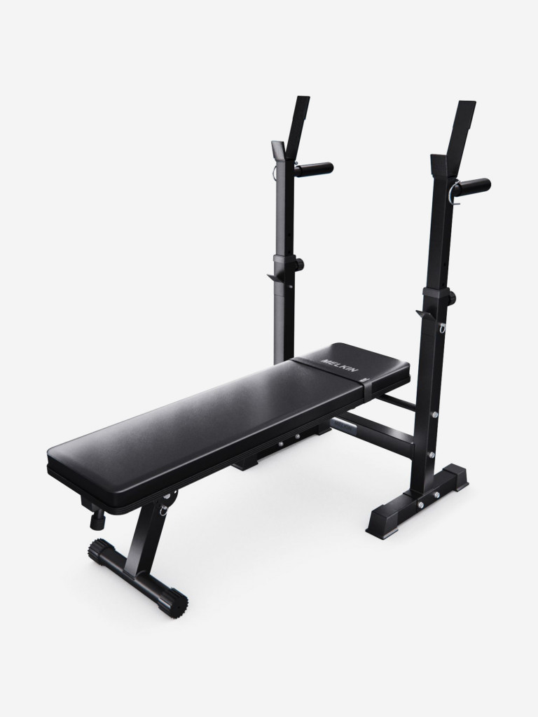 Скамья со стойками под штангу DFC MELKIN MKBP01