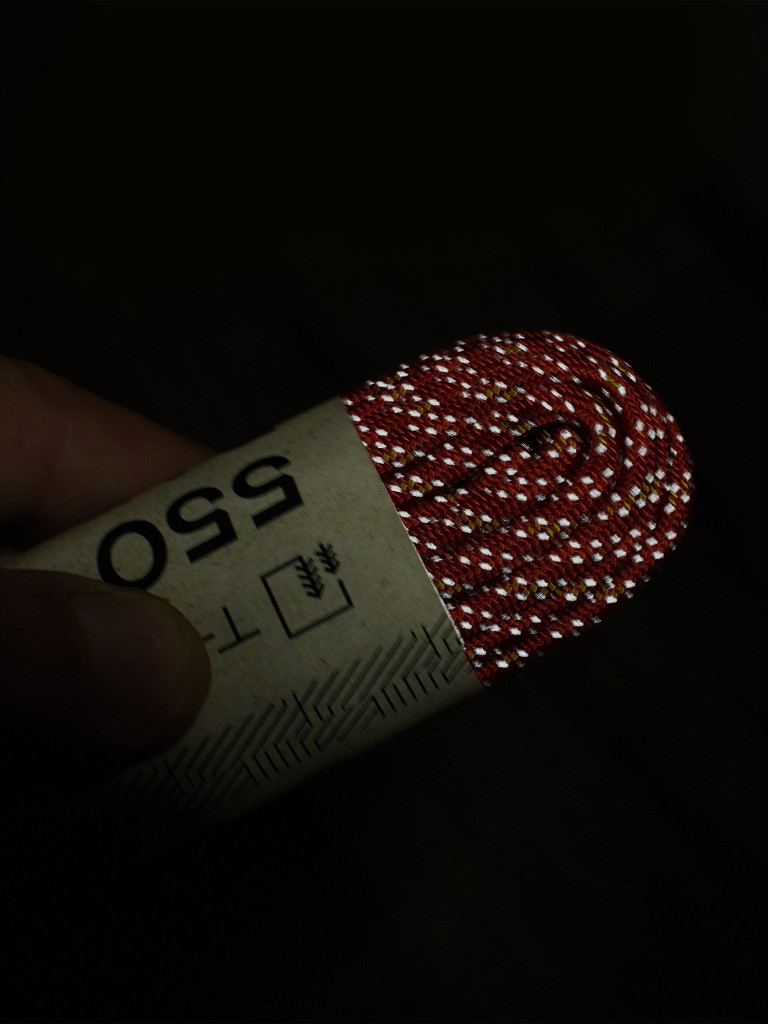 Паракорд 550 T-Gear x CORD nylon 10м световозвращающий (Red'n'Stripes)