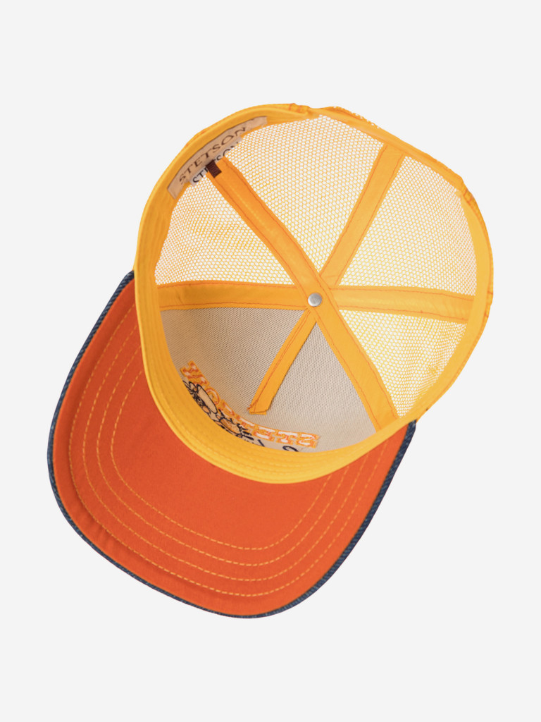 Бейсболка с сеточкой STETSON 7741103K TRUCKER CAP LUCKY MINERS (бежевый)