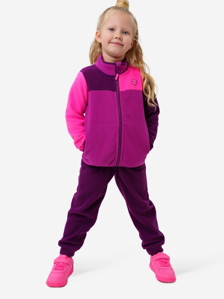 Комплект флисовый для девочки: куртка, брюки PlayToday
