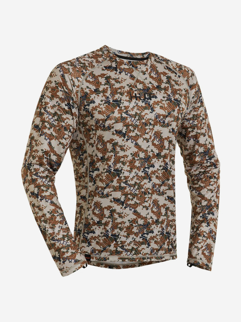 Лонгслив мужской HUT VORGA для охоты, камуфляж
