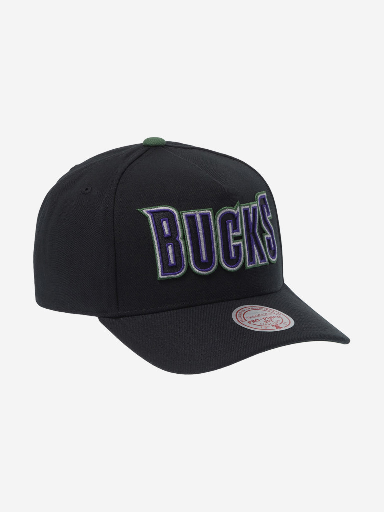 Бейсболка MITCHELL NESS HP12159-MBUBLCK Milwaukee Bucks NBA