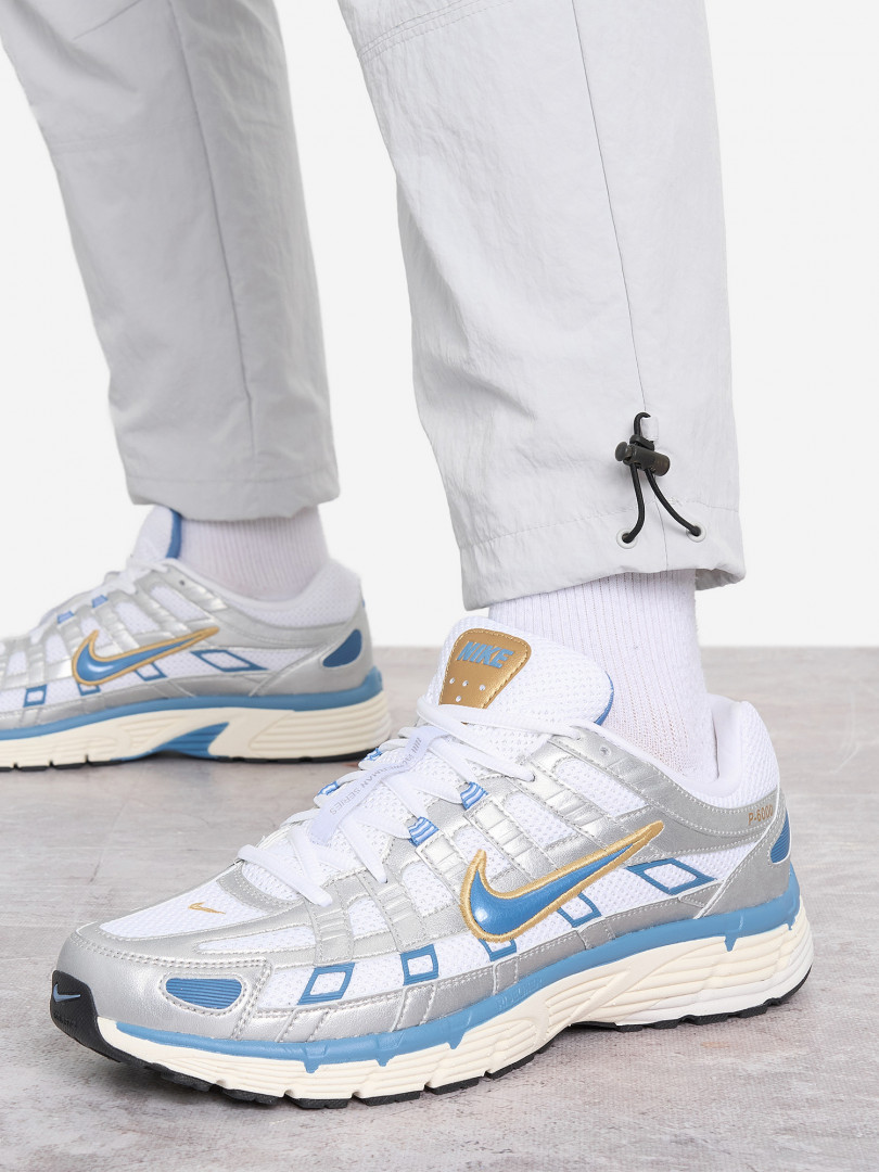 фото Кроссовки мужские nike p-6000, серебряный
