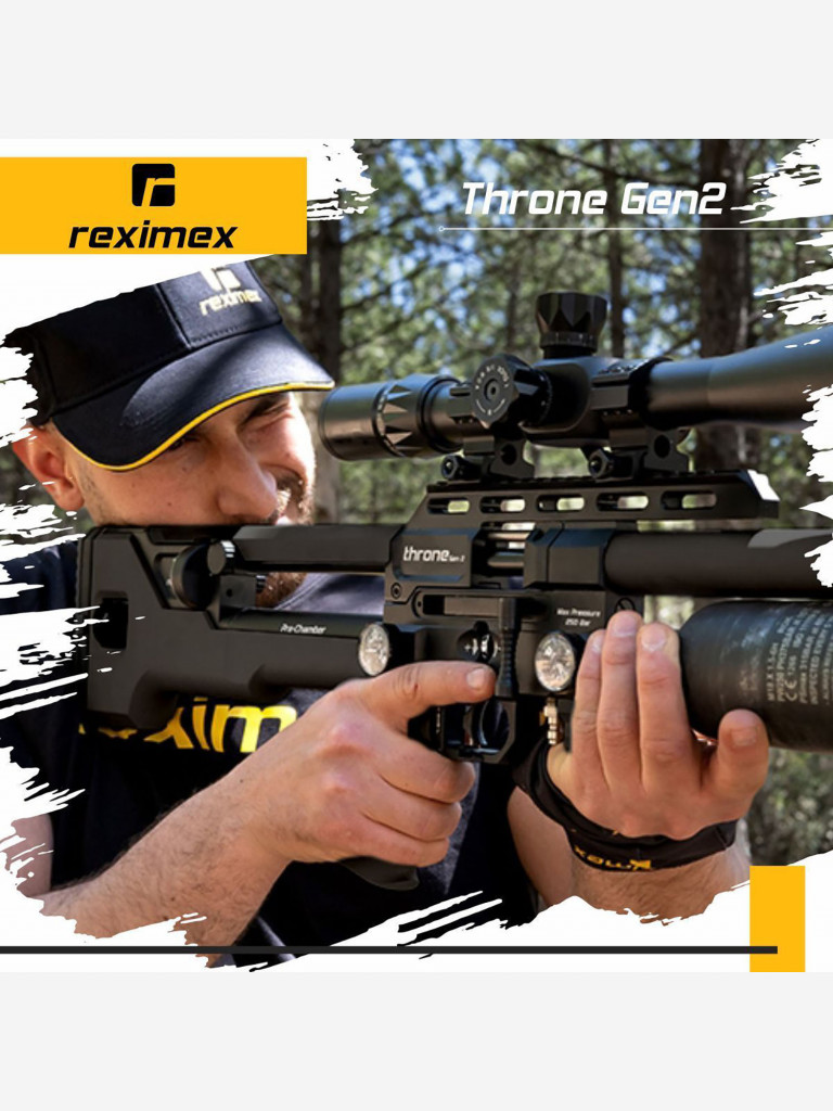 Винтовка пневматическая REXIMEX THRONE GEN2, cal. 5,5 mm, 3 Дж (РСР, пластик)