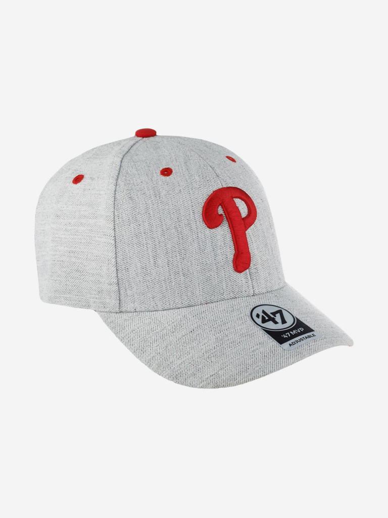 Бейсболка 47 BRAND B-STMCD19WHV-CCB Philadelphia Phillies MLB (серый)