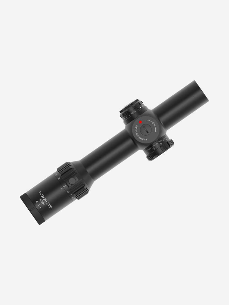 Оптический прицел ARTELV CRS 1-10x28 SFP, 34 mm, c подсветкой Fiber